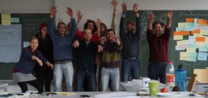 Beim Wandercoaching, einem Peer-to-Peer Coachingprogramm, beraten vom netzwerk n ausgebildete Studierende andere studentische Initiativen, wie beispielsweise hier beid er oikos Initiative in Koblenz
